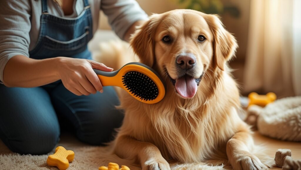 best dog brush for golden retriever