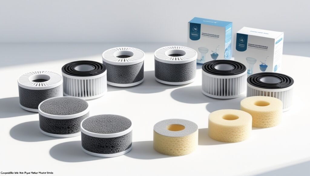 cat water fountain filters and sponges