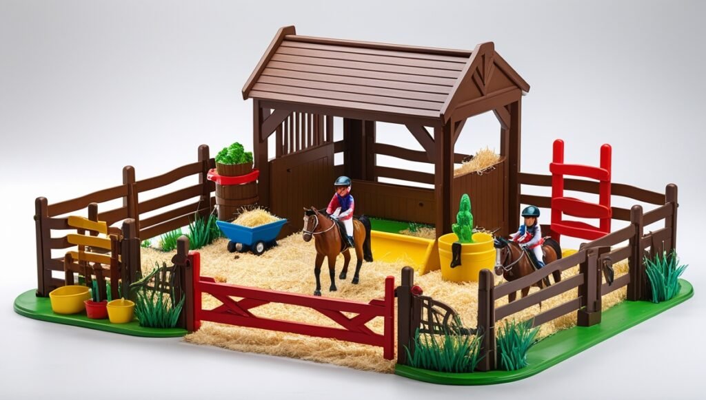 horse stable play set.