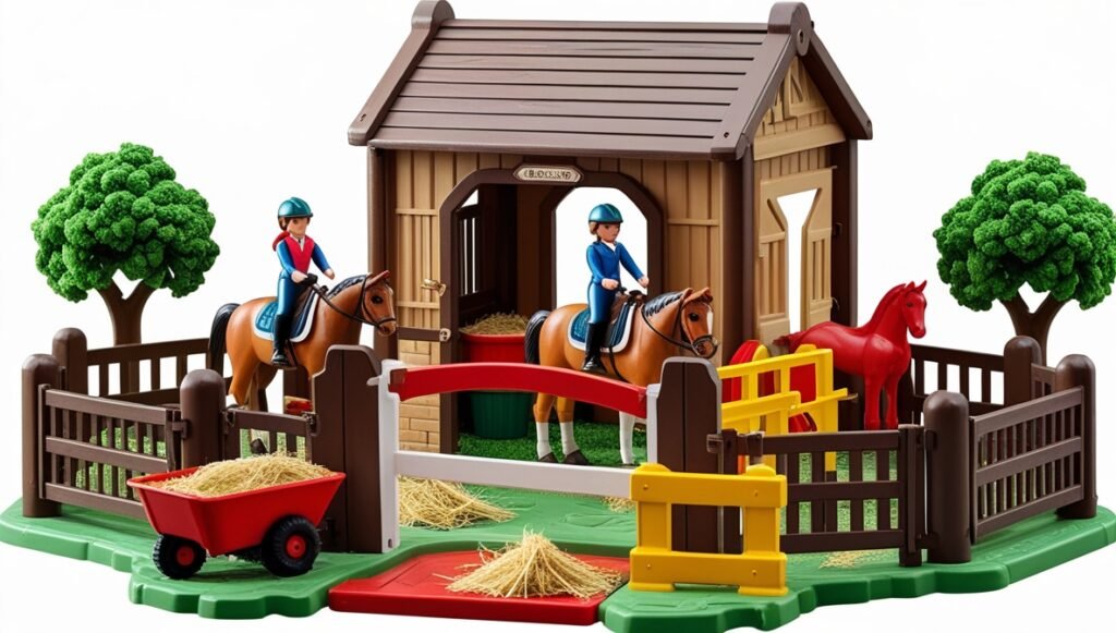 horse stable play set