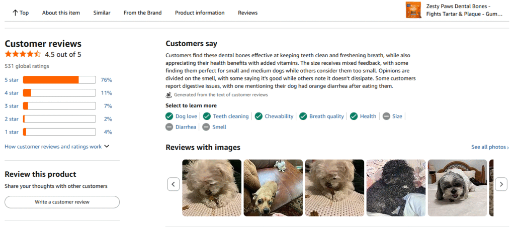 best dog dental bone.