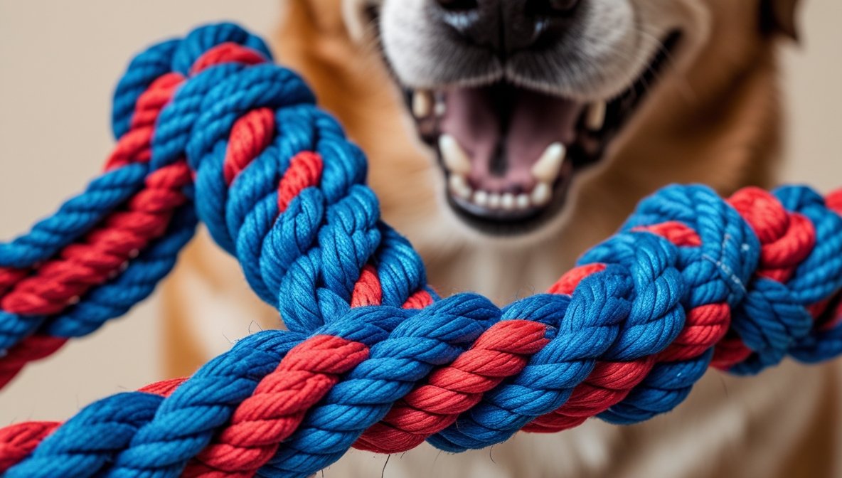 heavy duty dog rope toys for large breed dogs