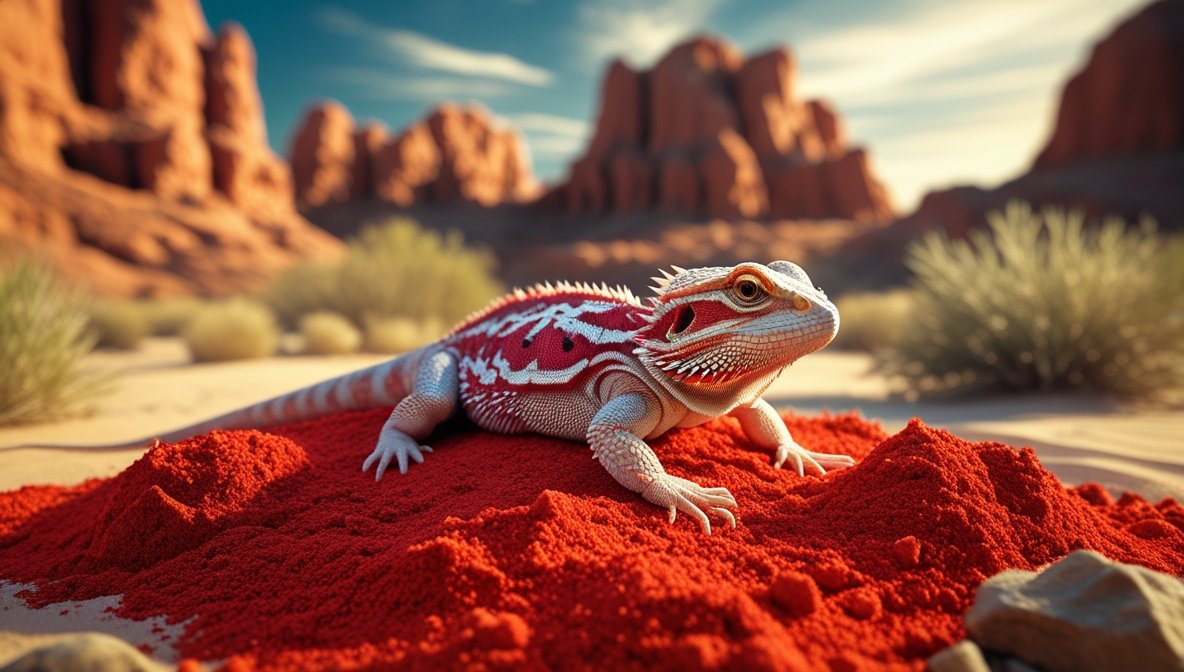 Comparison of top Australian Desert Dragon Habitat Sand substrates including Jurassic Natural, Zoo Med ReptiSand, and The Bio Dude Terra Sahara.