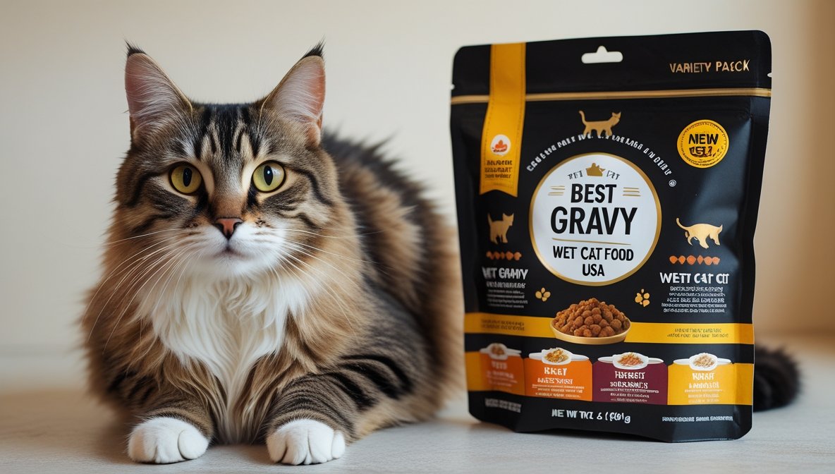 best gravy wet cat food variety pack for cats