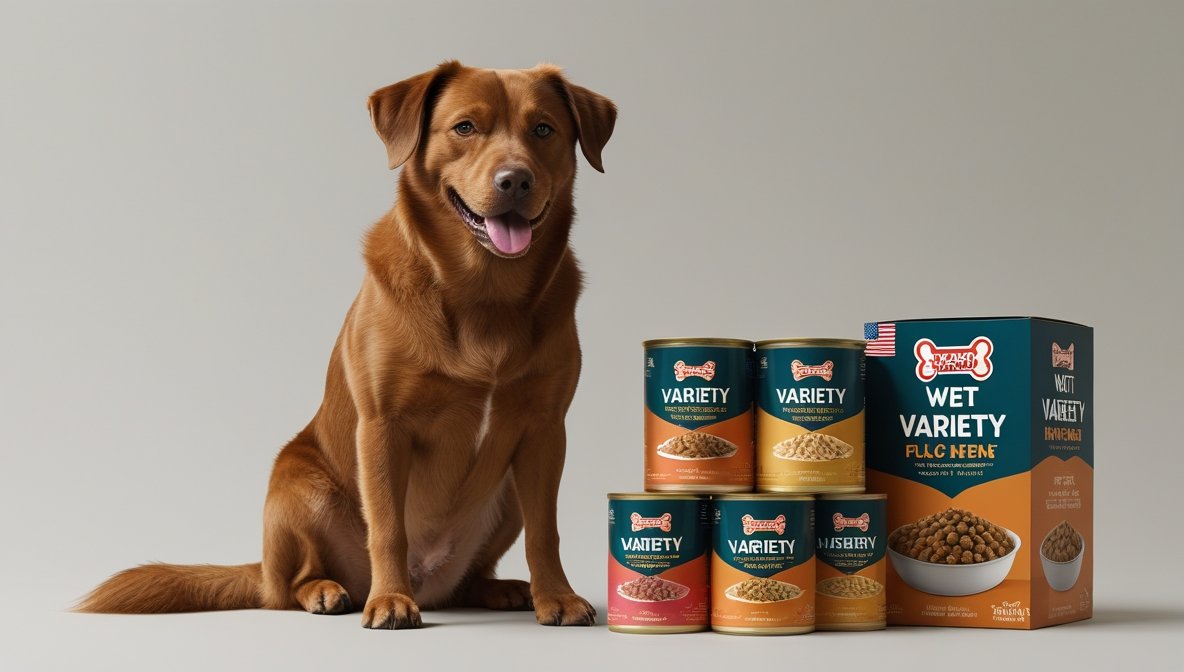 best wet dog food variety pack for adult dogs