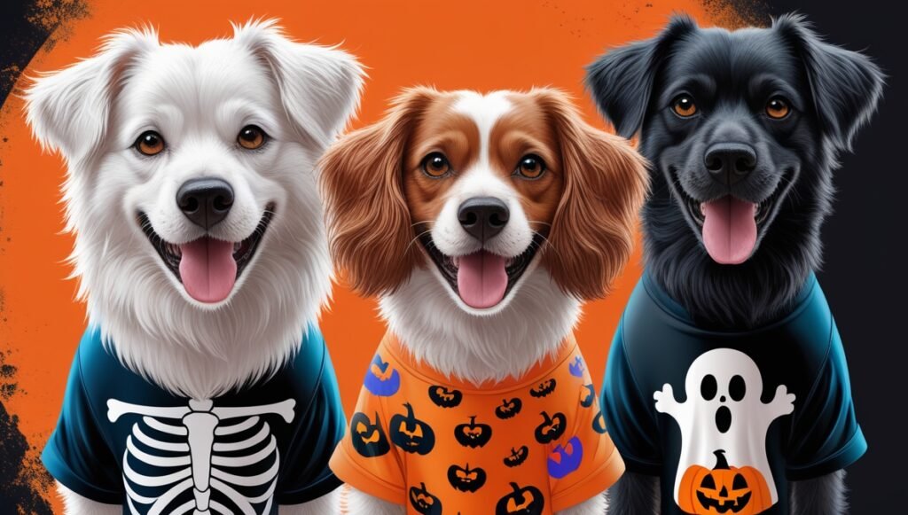 halloween dog tshirt