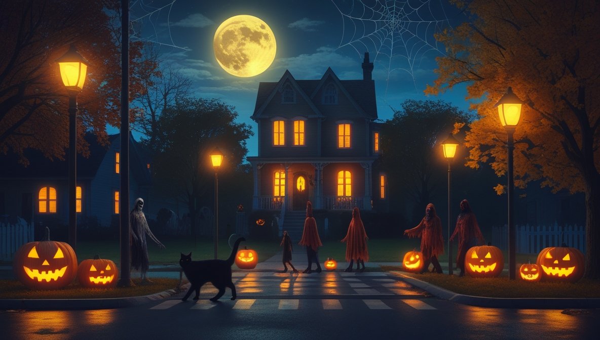 halloween spooky night light